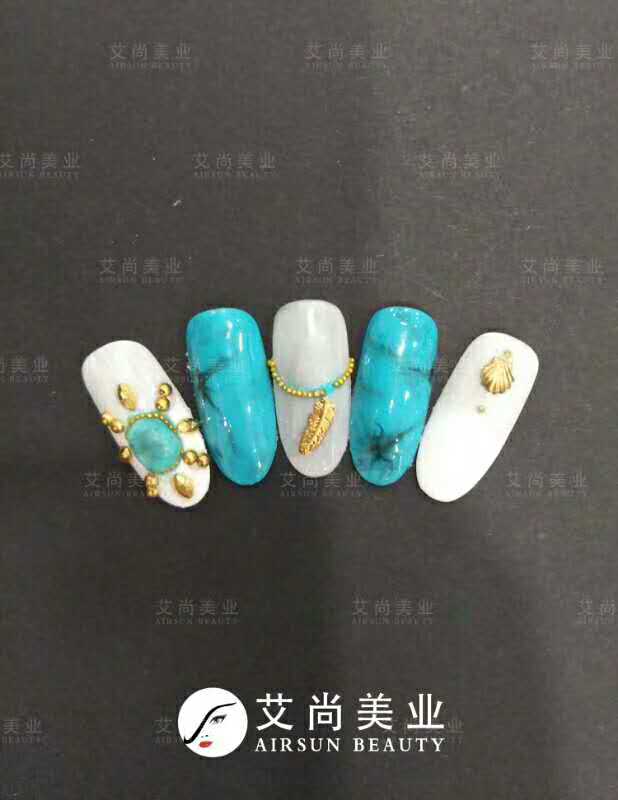 艾尚美业学员优秀美甲作品(图1)