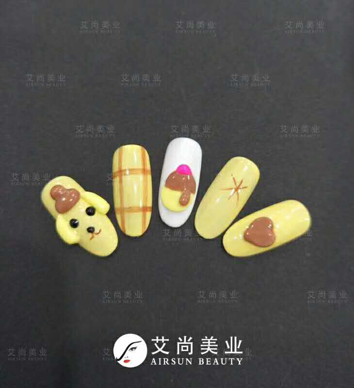艾尚美业学员优秀美甲作品(图2)