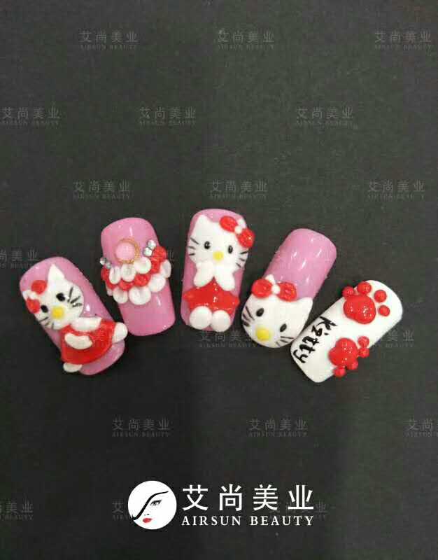 艾尚美业学员优秀美甲作品(图5)