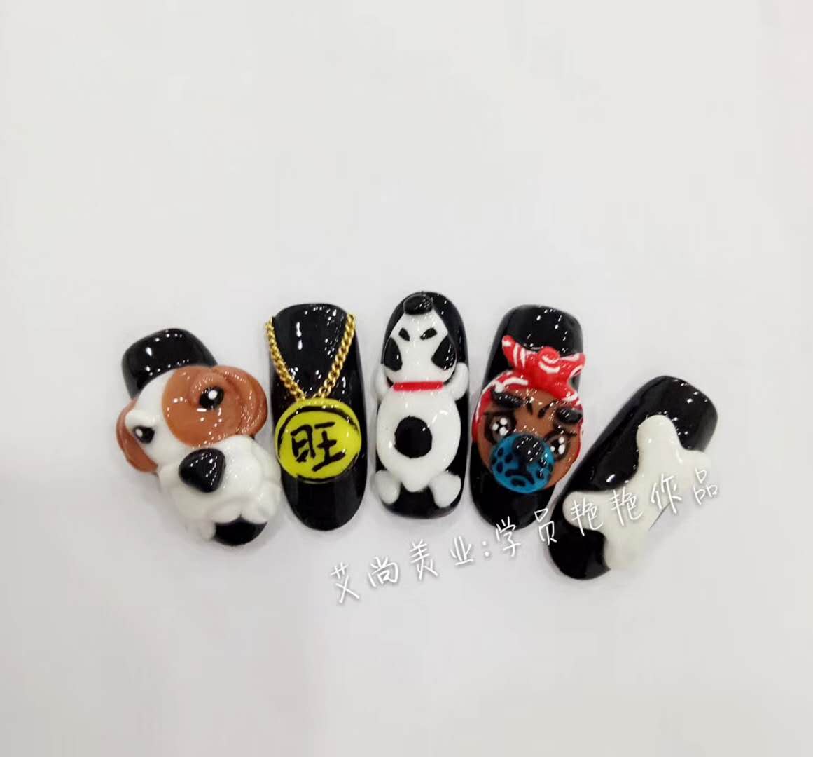 【艾尚美业】美甲班课堂作业(图3)
